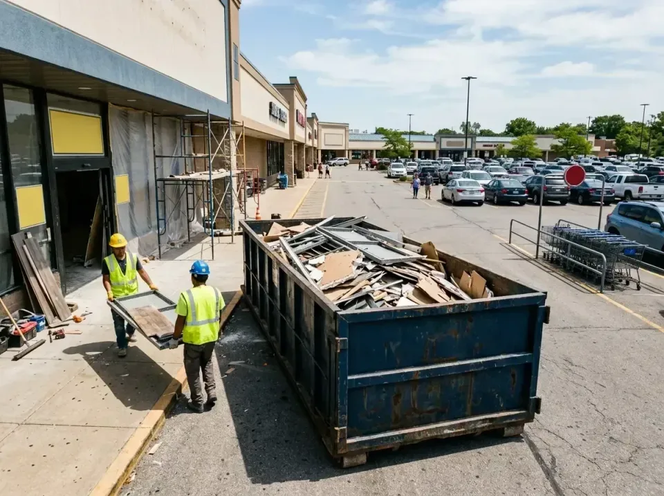 retail-store-renovation-debris-003 — frequently asked questions, Roll-off Dumpster Rentals in Belpre, OH